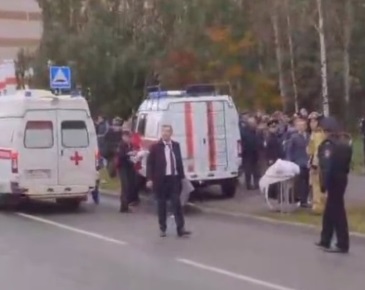 俄一学校发生枪击案至少13人死亡20人受伤 枪手已自杀
