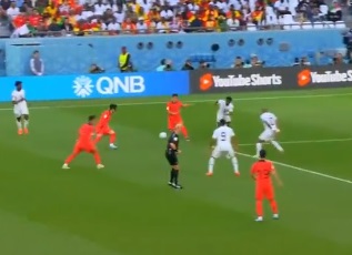 2022卡塔尔足球世界杯 韩国以2:3输给加纳