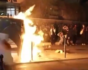 法国警察射杀17岁青年 一夜间发生2500多起纵火事件